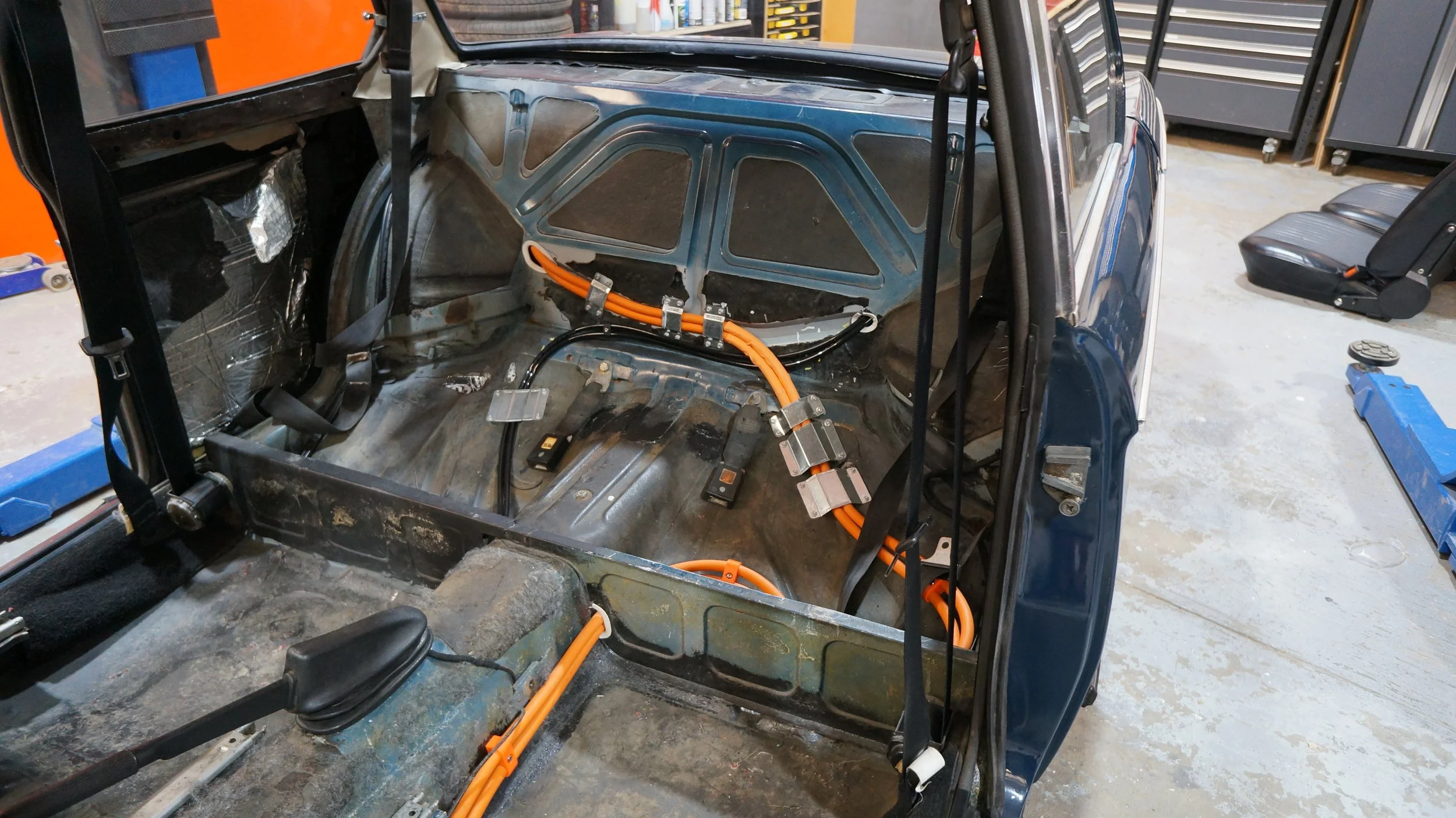 BMW 2002 EV high voltage wiring