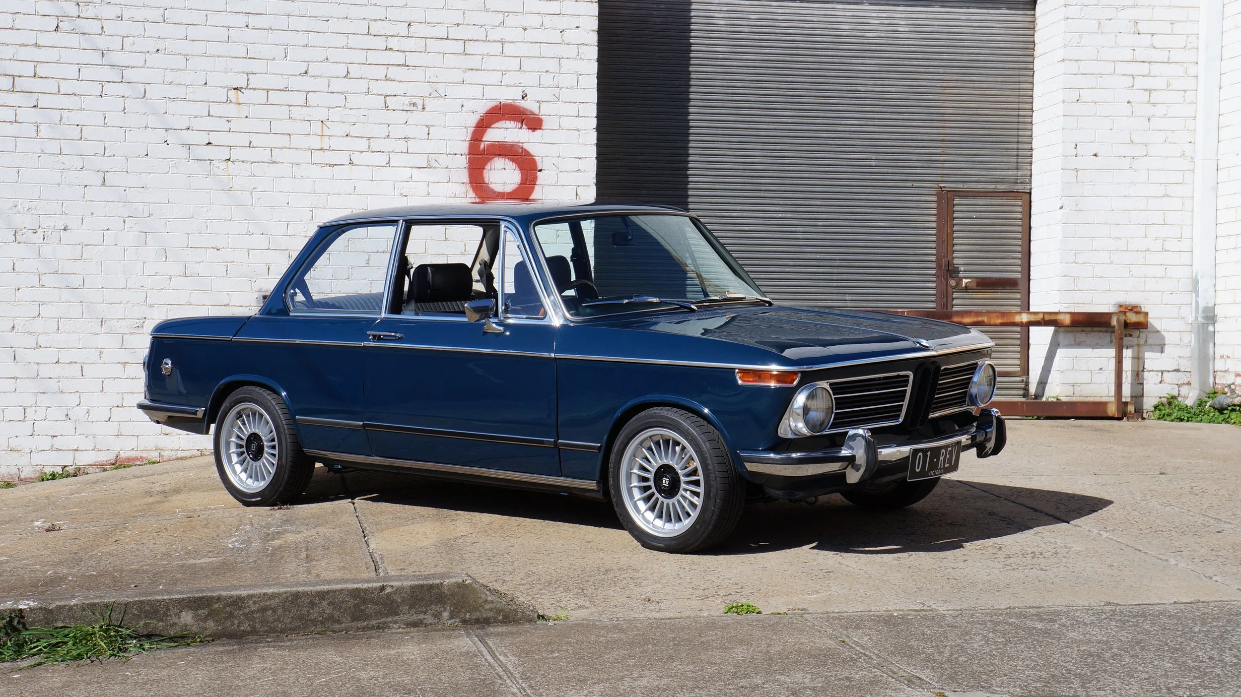 1972 BMW 2002 EV conversion — side profile