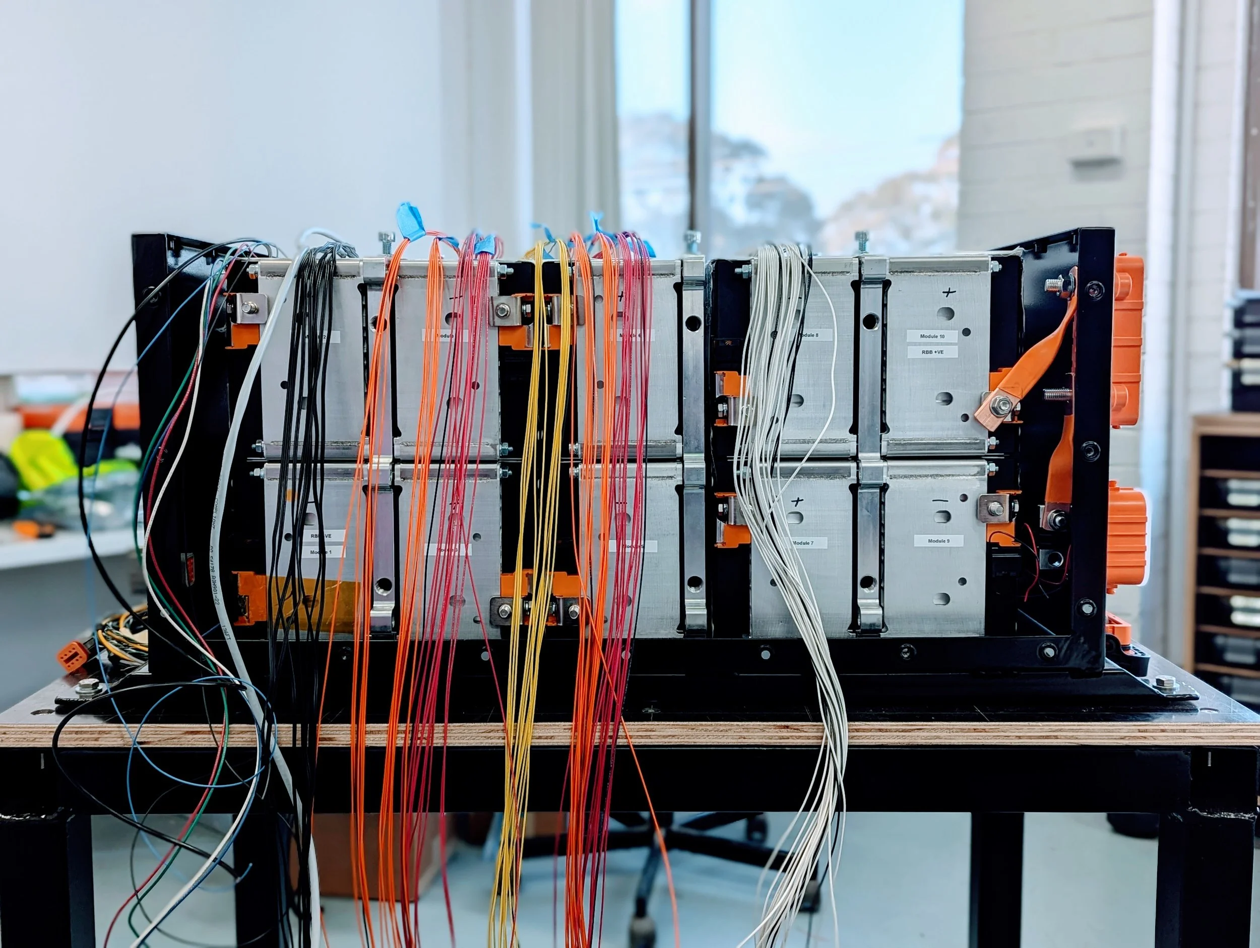 Battery cell voltage taps — BMW 2002 EV battery management system
