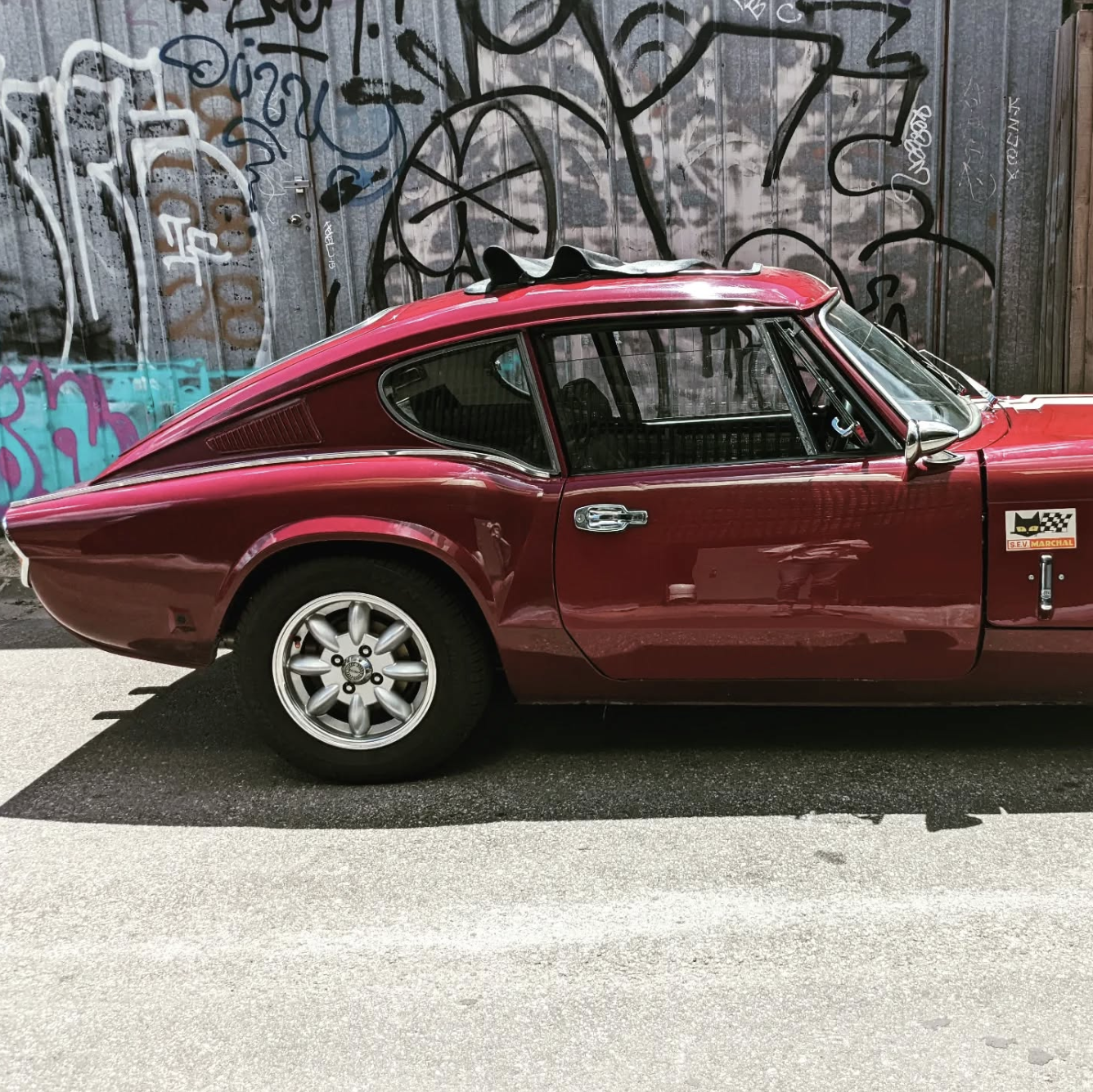 Classic Triumph GT6 being prepared for electric conversion by Revival EV